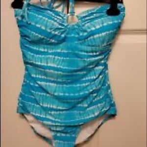 Michael Kors One Piece Halter Swimsuit